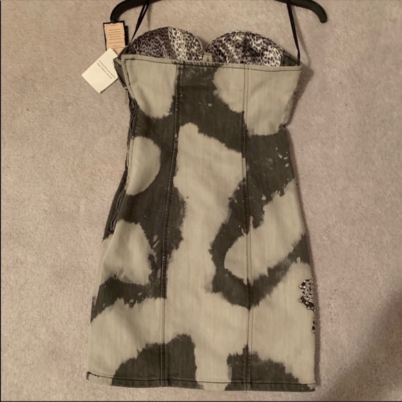 Guess-denim dress with stud detail - Picture 2 of 4